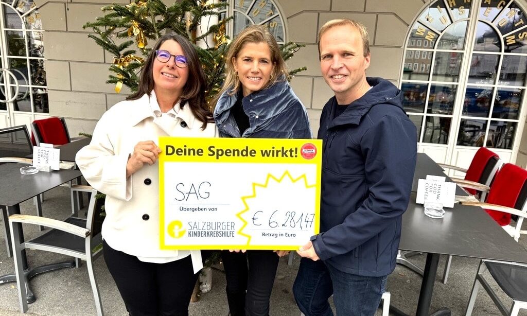 SAG Group supports Salzburg Children’s Cancer Aid with generous donation
