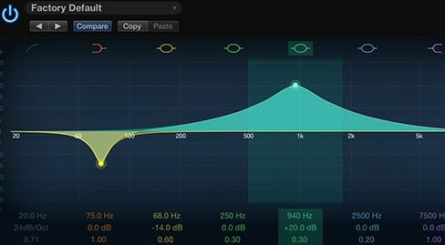 logic pro x eq