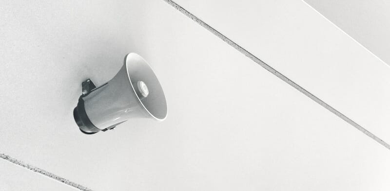 mono megaphone speaker