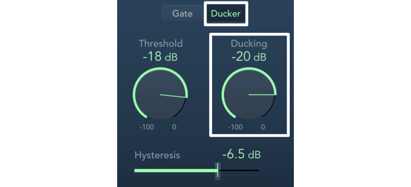 noise gate ducker