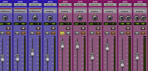 logic pro x mix balance